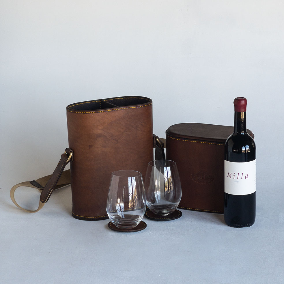 Stellenbosch Wine & 2 Glass Carrier