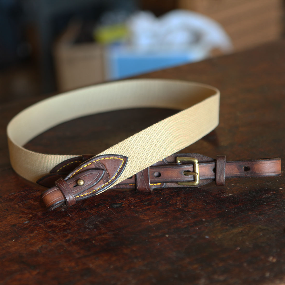 The Graaff-Reinet Rifle Sling | Canvas 38mm