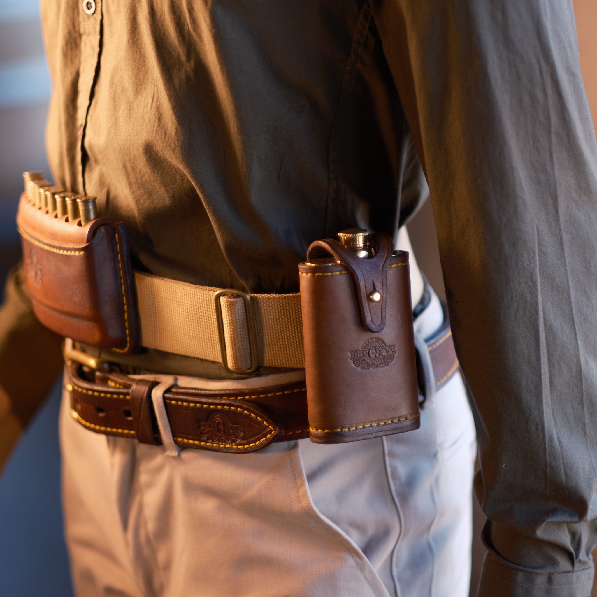 Wellington Hip Flask, alternate view
